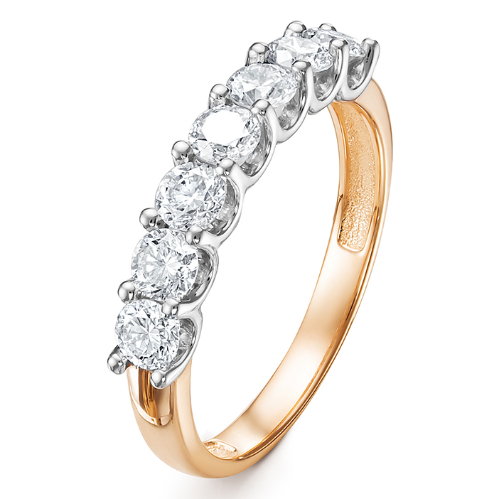 Кольцо, золото, бриллиант, 3558-110